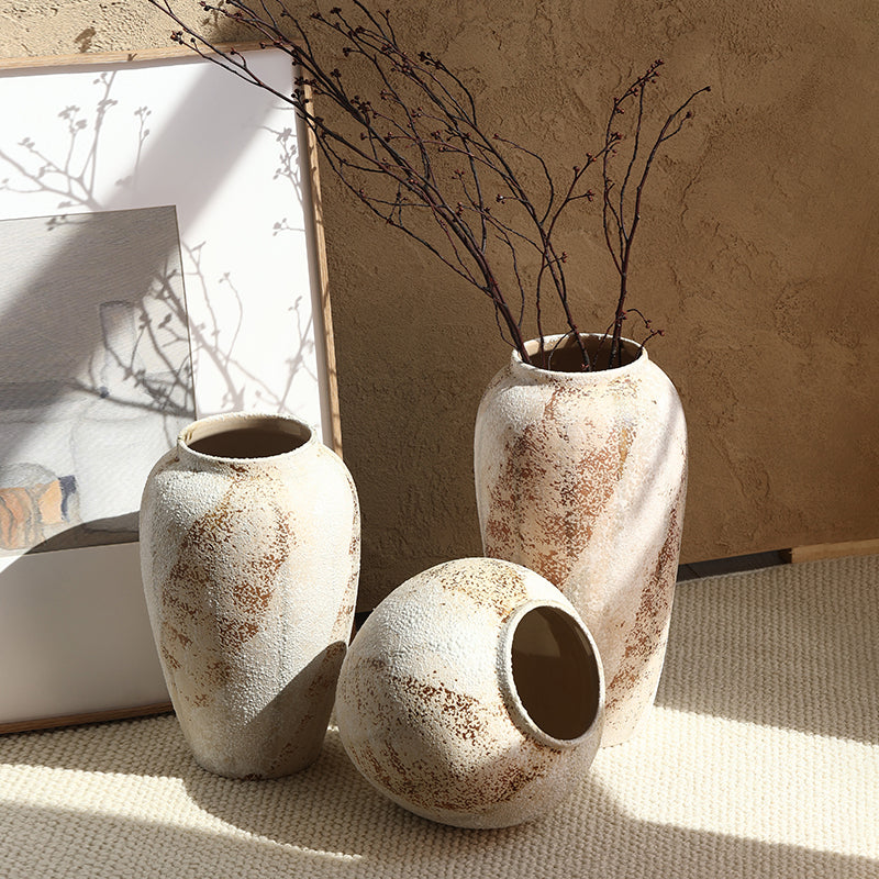 Rustic Swirl Vase