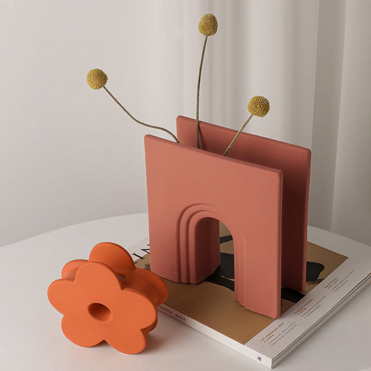 Terracotta Arch Vase