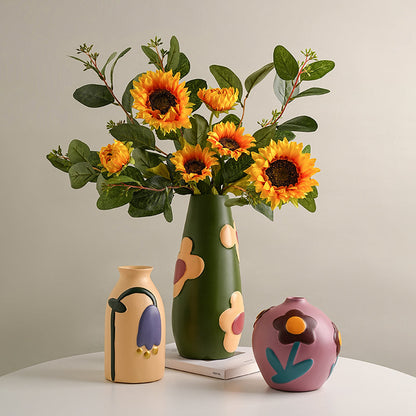 Floral Harmony Vases