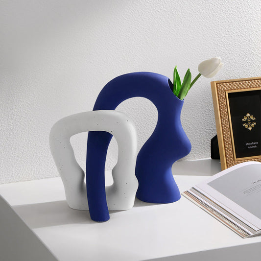 Abstract Duo Vase