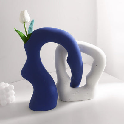 Abstract Duo Vase