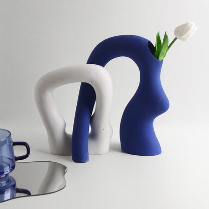 Abstract Duo Vase