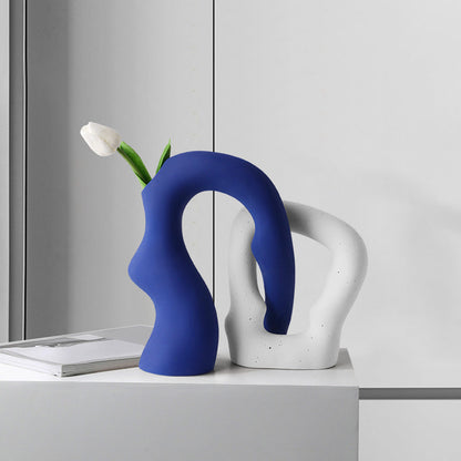 Abstract Duo Vase