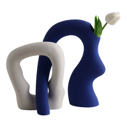 Abstract Duo Vase