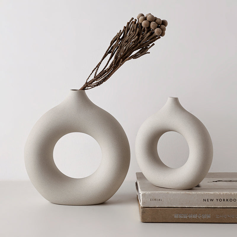Hollow Circle Vase