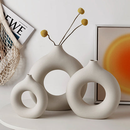 Hollow Circle Vase