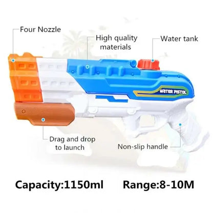 High Pressure Manual 4 Nozzle Water Blaster