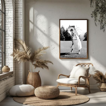 Audrey Hepburn poster - black and white wall art - Modern wall art for living room