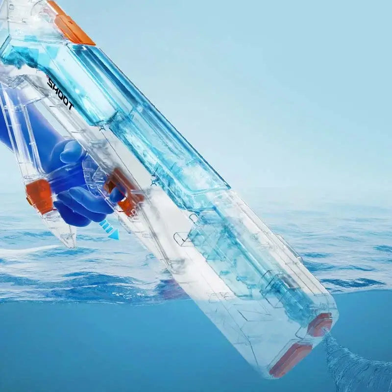 Cyberpunk Electric Squirt Gun Shooting Glow in the Dark Water