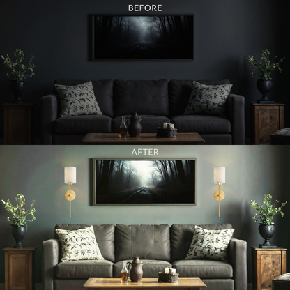 WIRELESS CYLINDRICAL WALL SCONCES (SET OF 2)