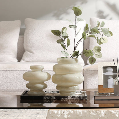 Ivory Aura Vase Small