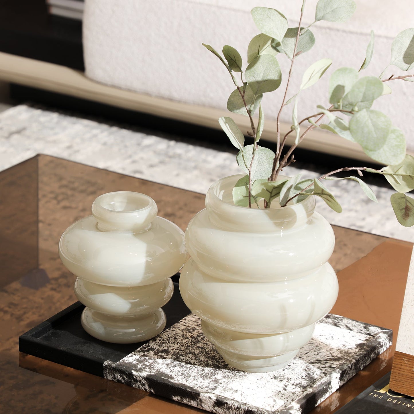 Ivory Aura Vase Small