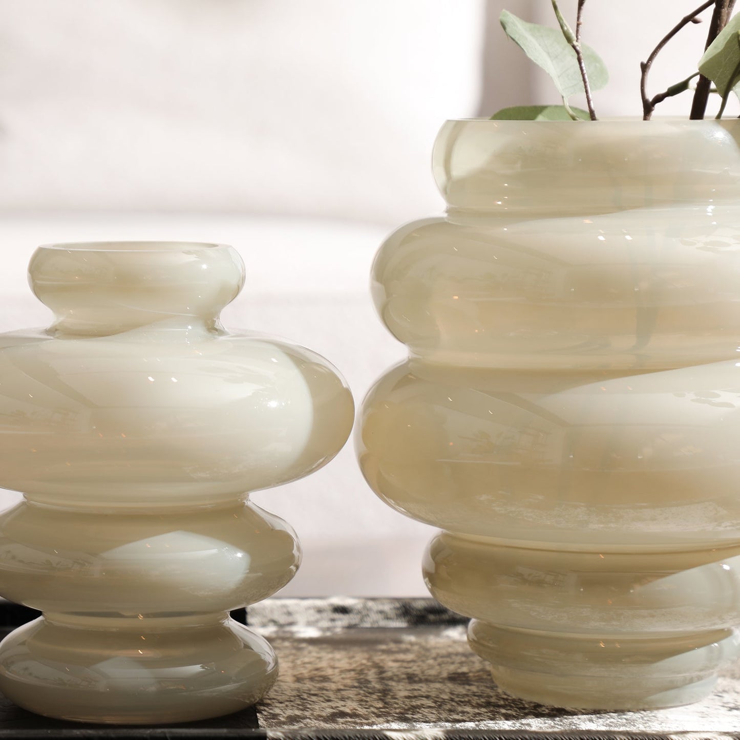 Ivory Aura Vase Tall