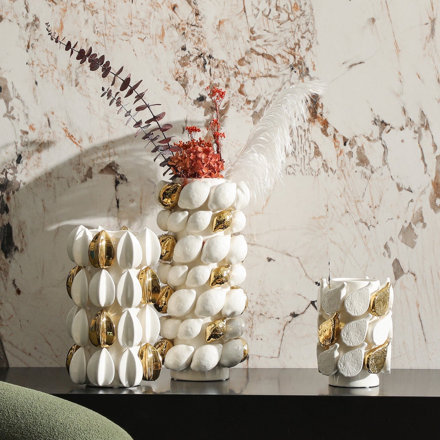 Opulent Petal Vase Small