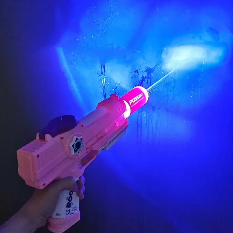 Cool lights Glow in the Dark Electric Pink Water Gun Pistol