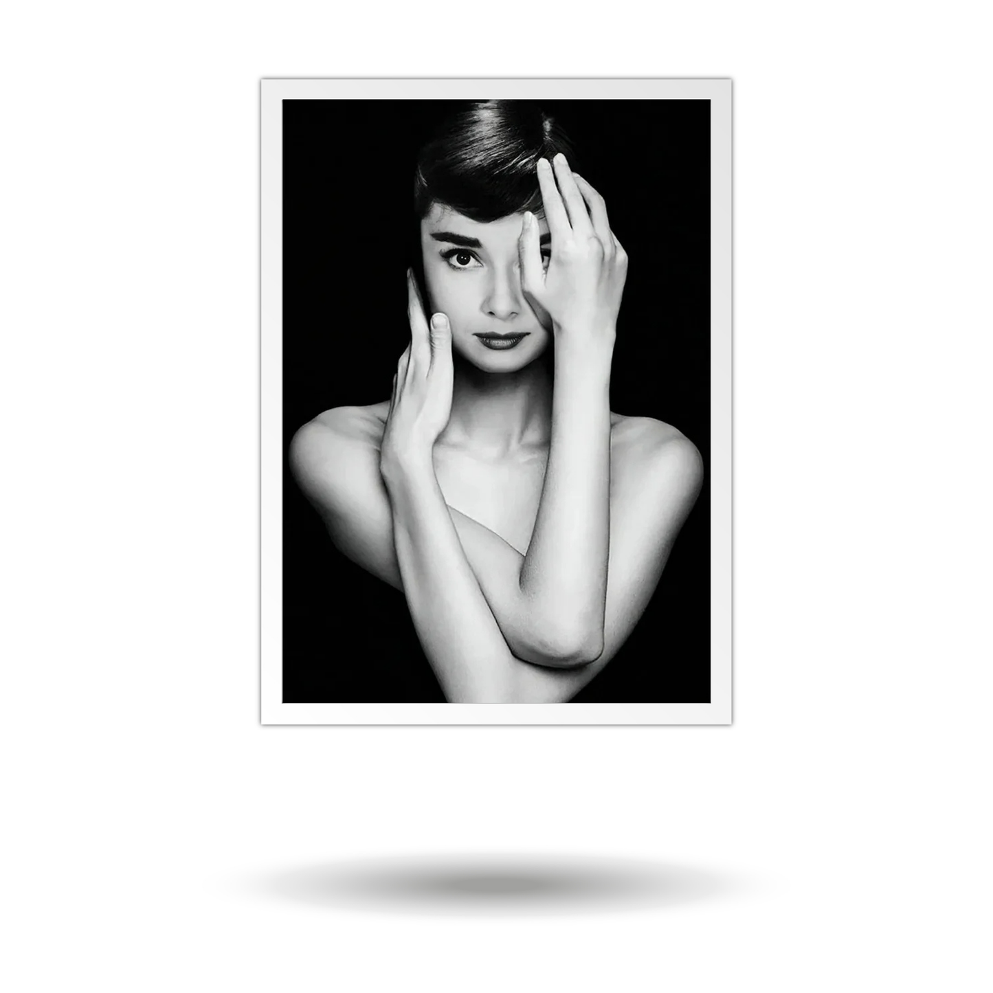 Audrey Hepburn Canvas Art - Modern Celebrity Wall Decor - Large Canvas Wall Art