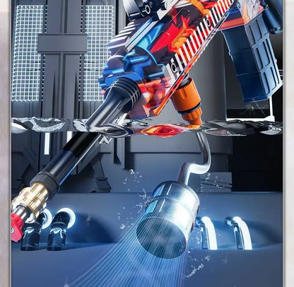 High Pressure Car Wash Rifle Water Gun with Backpack