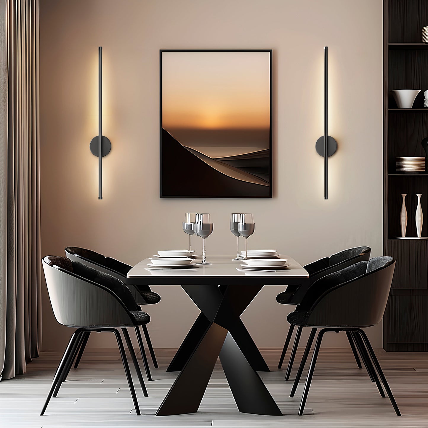 WIRELESS MODERN WALL LIGHTS (SET OF 2)