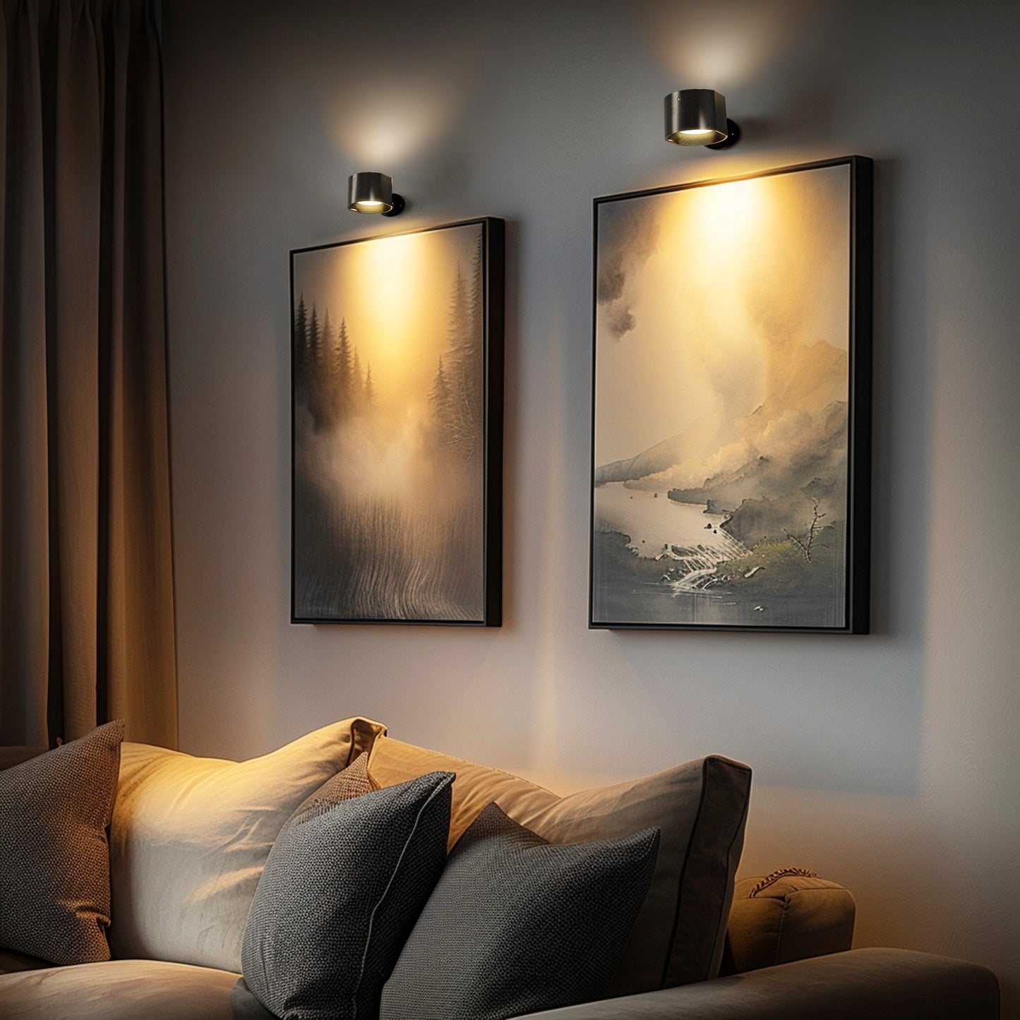 WIRELESS LED WALL LIGHTS