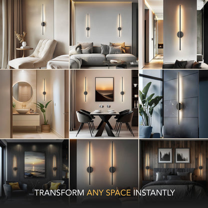 WIRELESS MODERN WALL LIGHTS (SET OF 2)