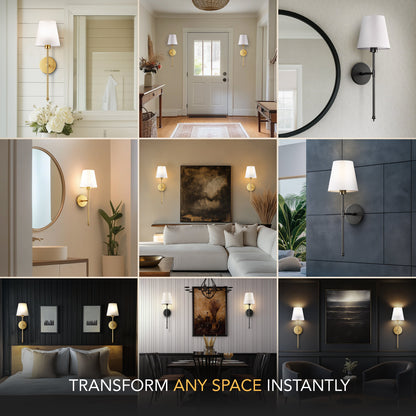 WIRELESS WALL SCONCES (SET OF 2 )