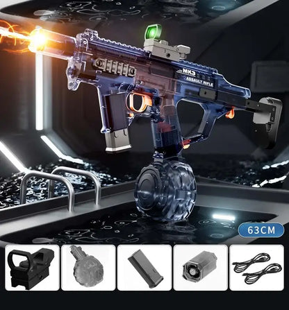 MK3 Electric Auto Bullpup Blowback Water Gun with Light Muzzle