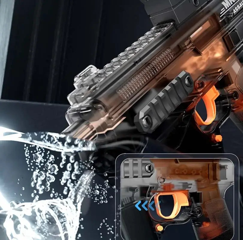 MK3 Electric Auto Bullpup Blowback Water Gun with Light Muzzle