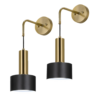 GLOWDROP WIRELESS WALL SCONCES (SET OF 2 + 2 BULBS FREE)