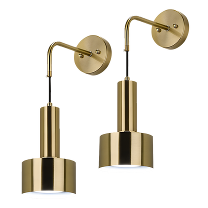 GLOWDROP WIRELESS WALL SCONCES (SET OF 2 + 2 BULBS FREE)