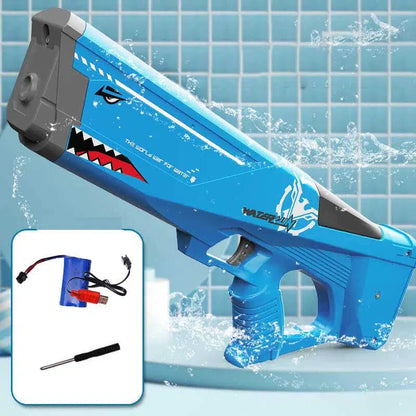 Induction Absorption Electric Shark Water Blaster Outdoor Beach Toy