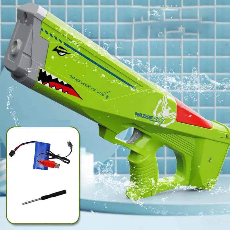 Induction Absorption Electric Shark Water Blaster Outdoor Beach Toy