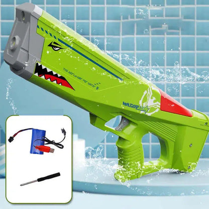Induction Absorption Electric Shark Water Blaster Outdoor Beach Toy
