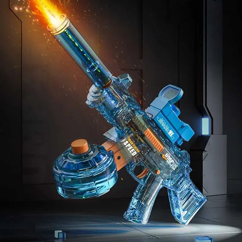 UMP45 Transparent Electric Water Gun Shoot with Light