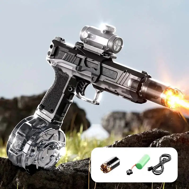 Ice Mouse Electric Large Capacity Pistol Blowback Water Squirt Gun