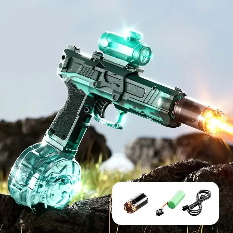 Ice Mouse Electric Large Capacity Pistol Blowback Water Squirt Gun