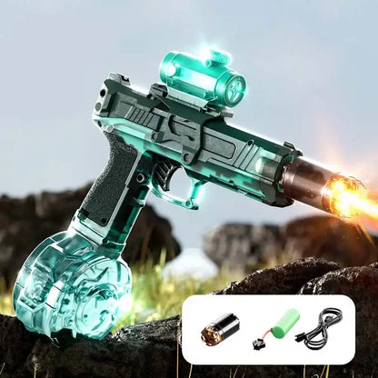 Ice Mouse Electric Large Capacity Pistol Blowback Water Squirt Gun
