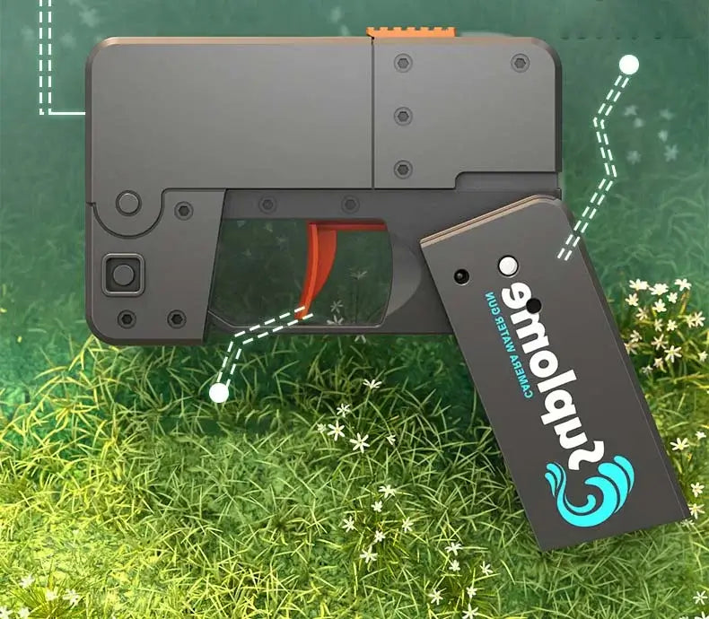 Foldable Manual Mini Phone Water Gun
