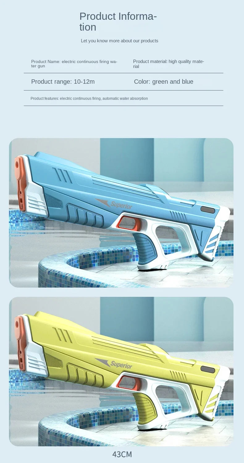 43cm Full Electric Automatic Water Storage Gun