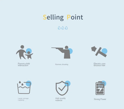 43cm Full Electric Automatic Water Storage Gun