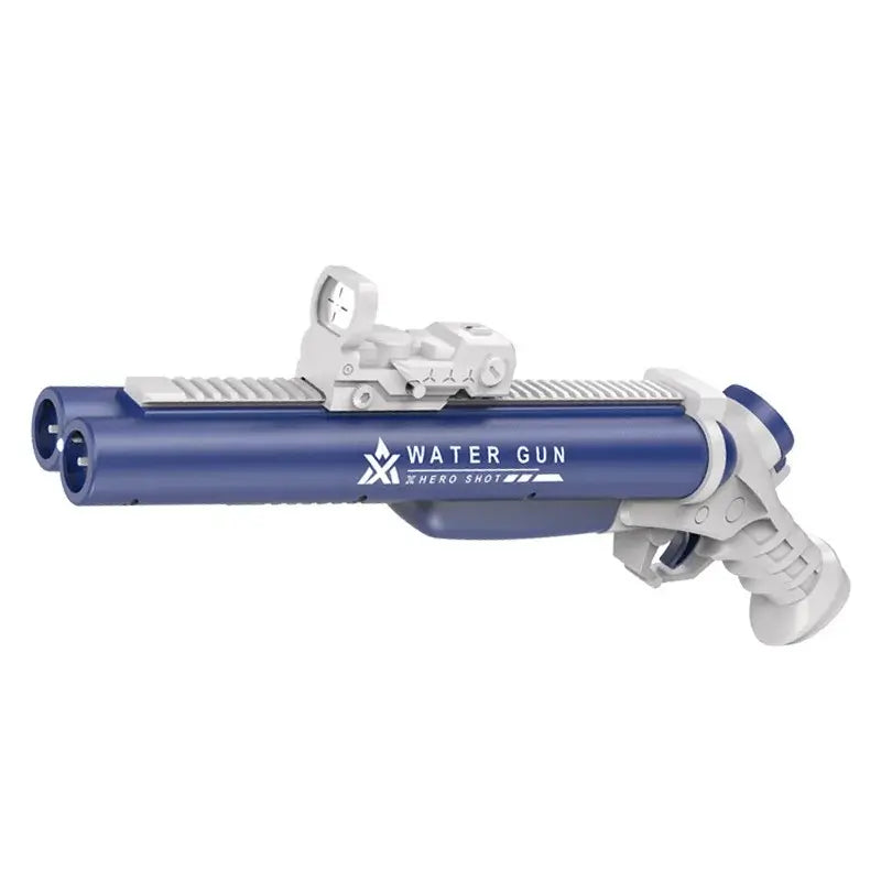 Shotgun Style Electric Double Barrel Water Squirt Gun