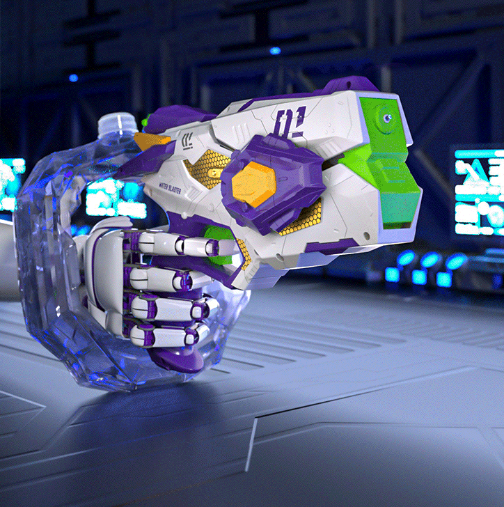 Ring Sci-Fi Transform Blowback Electric Water Blaster