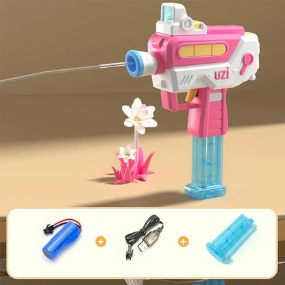 Electric Mini Uzi Water Blaster Kids Toy Gun