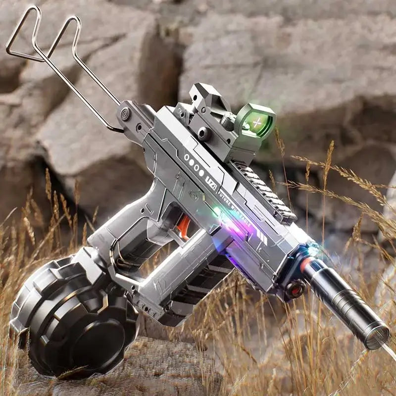 Uzi Electric Burst Fire Automatic Blowback Water Gun